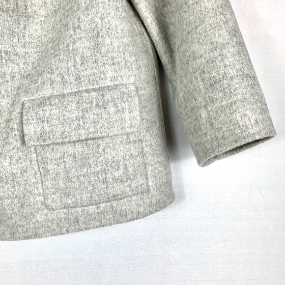 Talbots Grey Felted Wool Back Button Blazer - Picture 4 of 4